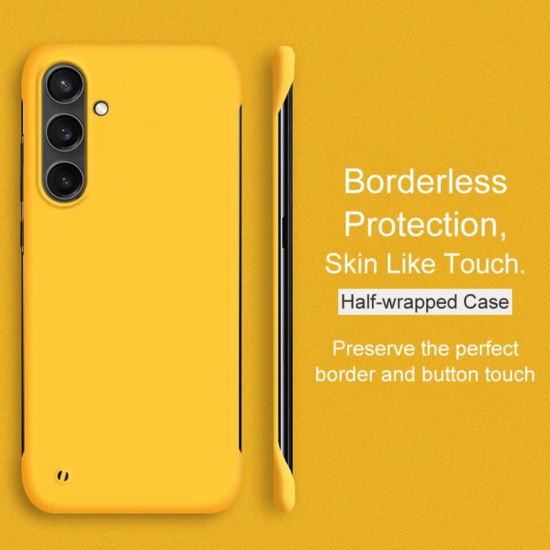 Custodia ultra sottile opaca senza bordi per Samsung galaxy S24 S23 S21 FE S22 Nota 10 Plus 20 Cover rigida per PC color caramella ultra lussuosa