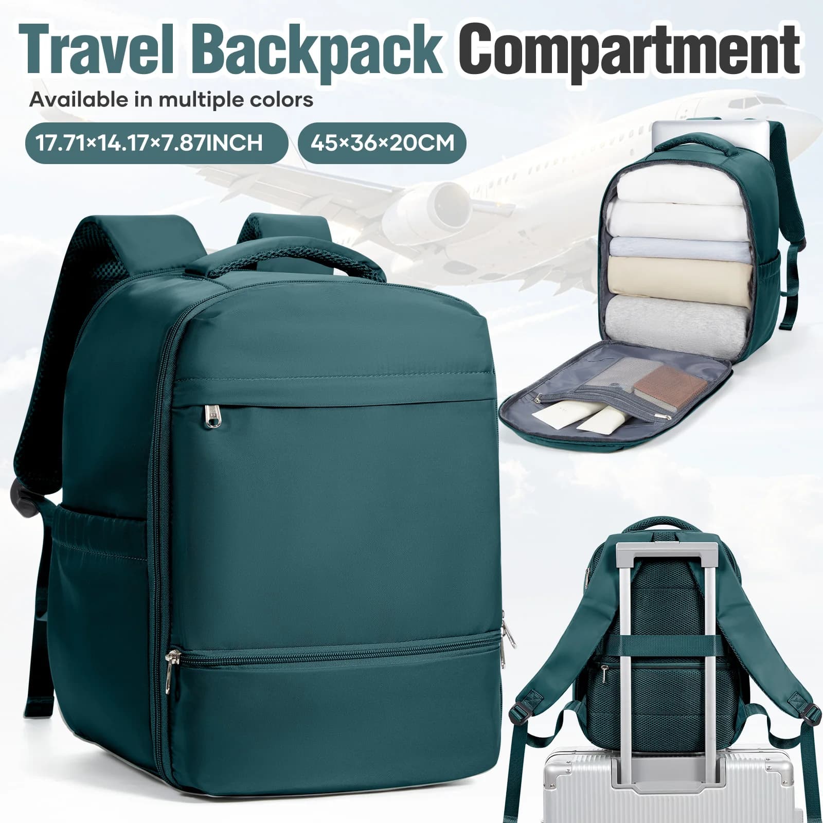Travel Backpack Airplane 45x36x20 for Easyjet 30L Cabin Backpack Hand Luggage Bag Men's Backpacks Laptop Backpack Travel Work