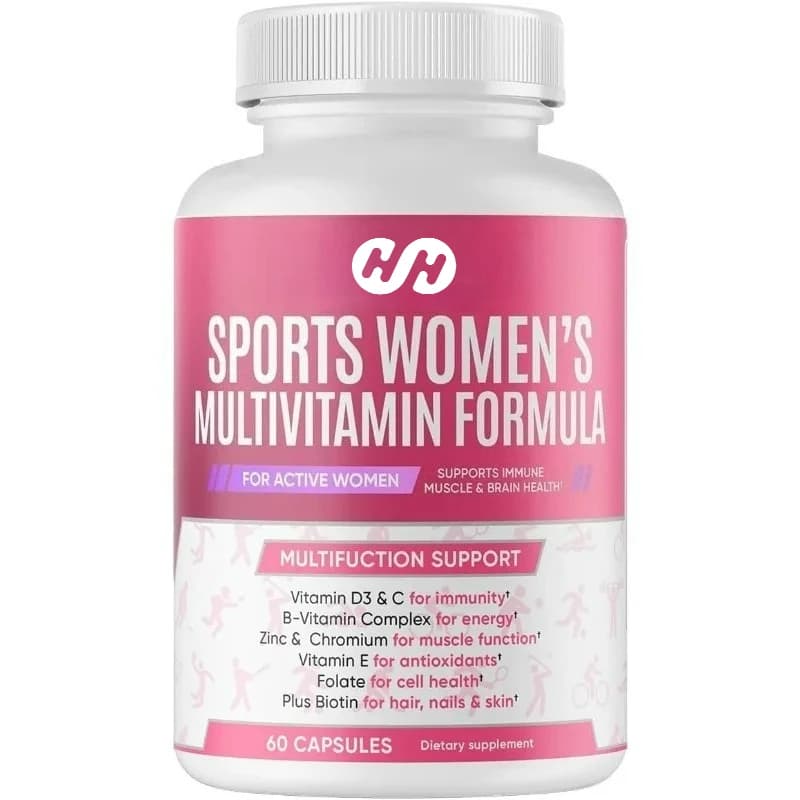 Multivitamin and mineral supplements suitable for women, which help maintain energy levels and support immune health