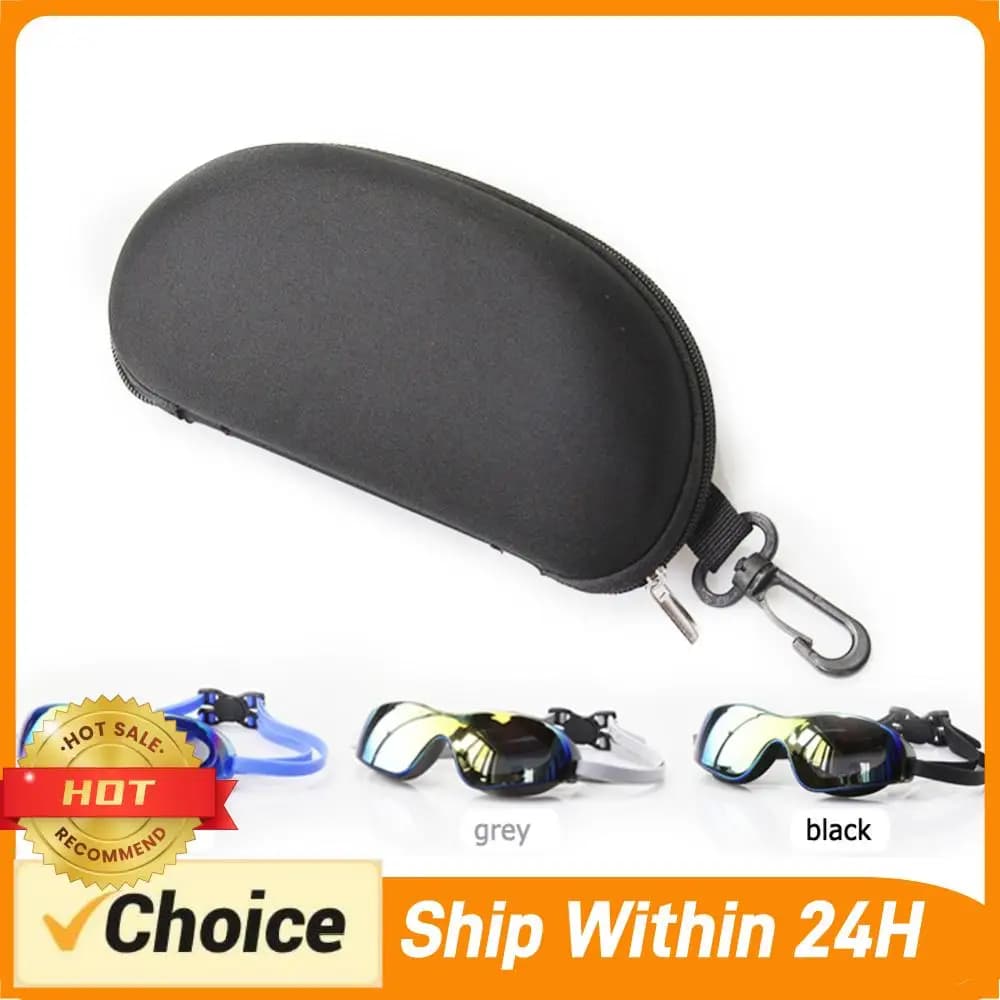 Adjustable Professional Swimming Hoops with Electroplated Lenses, Non Lost Diving Glasses for Swimming and Water Sports, for Women, Men, Youth and Children