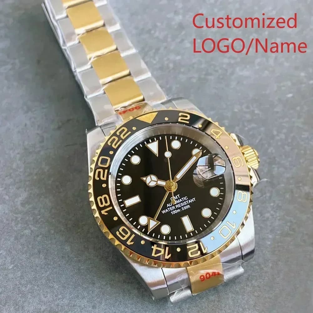 A191 Sport Dive Watch with Automatic Mechanical Movement 40mm, Ceramic Iron, Sapphire Glass, Customizable