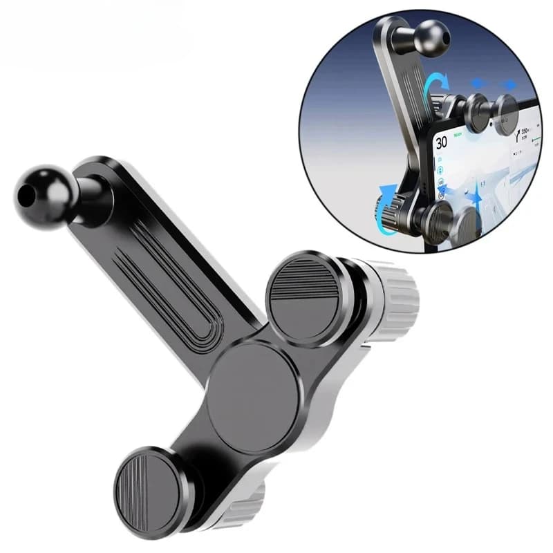 17mm Ball Head Car Phone Mount Base Accessories Cell Phone Holder Navigation Stand Base for Car Center Console Display Screen