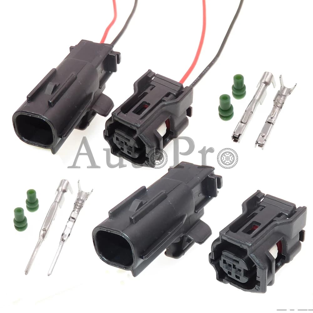 1 Set 2 fori 90980-12416 6188-4797 6189 1161-Auto impermeabile filo prese Auto ABS ruota velocità sensore spina elettrica per Toyota