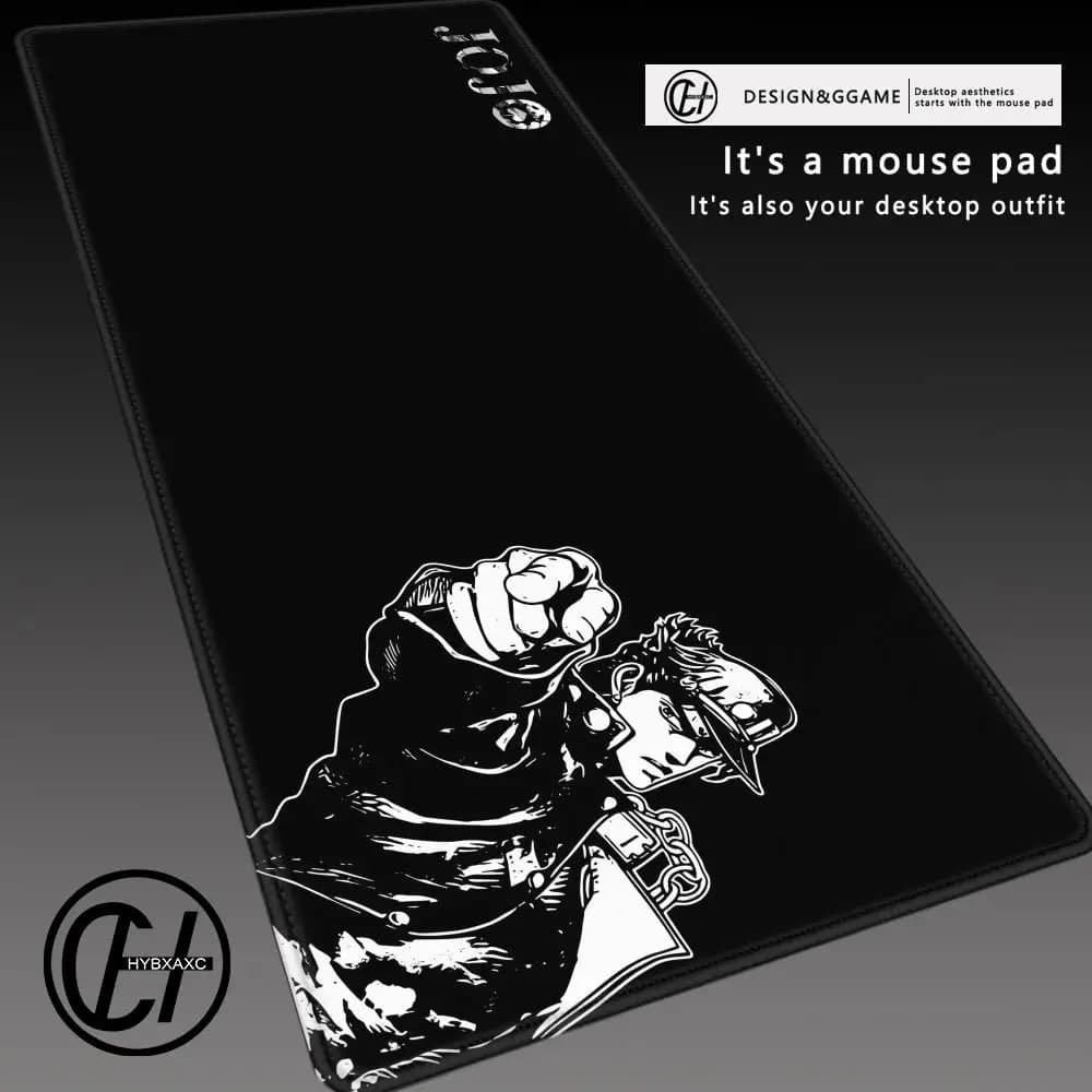 Nuovo tappetino per mouse con stampa HD Jojo Bizarre Adventure, tappetino per tastiera da gioco, tappetino per mouse antiscivolo, accessori per giochi anime, tappetino per mouse, tappetino da scrivania