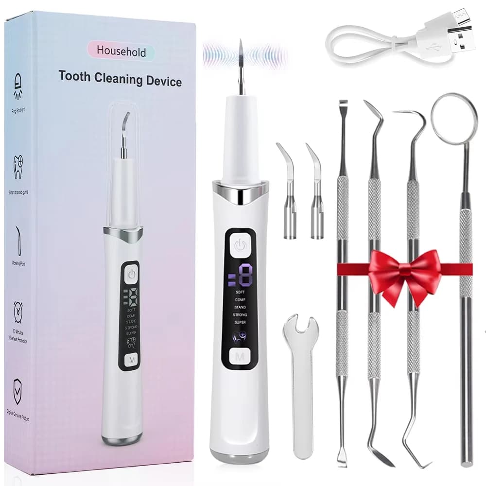 Ultrasonic Electrical Dental Scaler Calculation Removal Detergent for Teeth Plating Teeth Whitening Dental Stone Removal Oral Hygiene