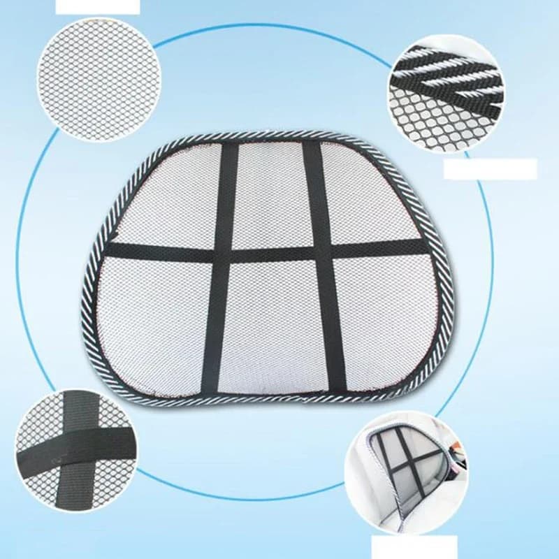 2024 Car Seat Lumbar support Mesh ventilate black cushion for interior supplies Auto