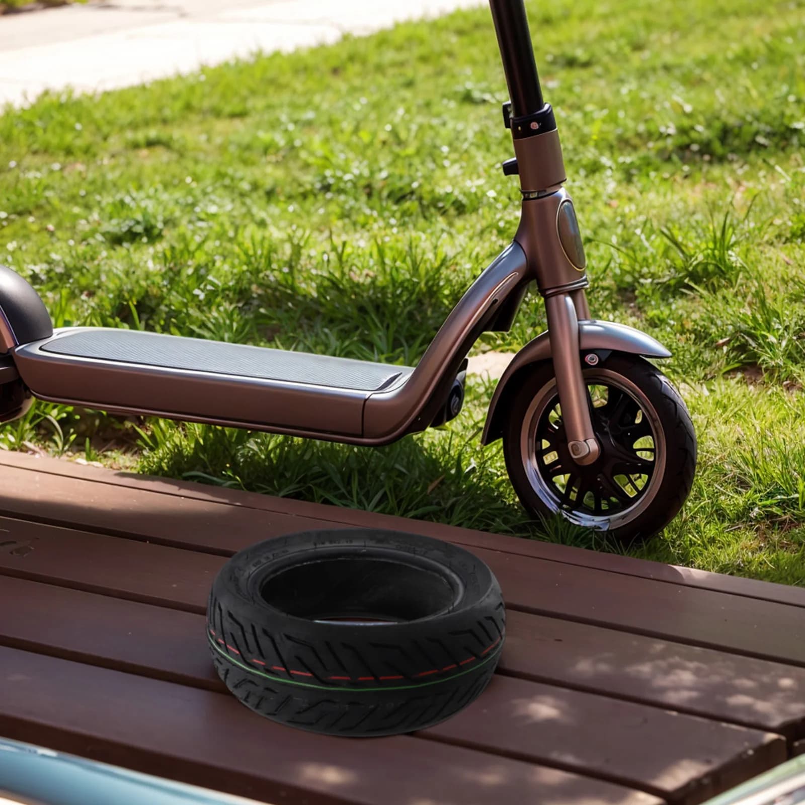 2022 Nuovo Scooter Elettrico Equilibrio Parte di Ricambio Tubeless Pneumatico 10x3.00-6 10 Pollici 800g Nero Per Scooter Elettrico