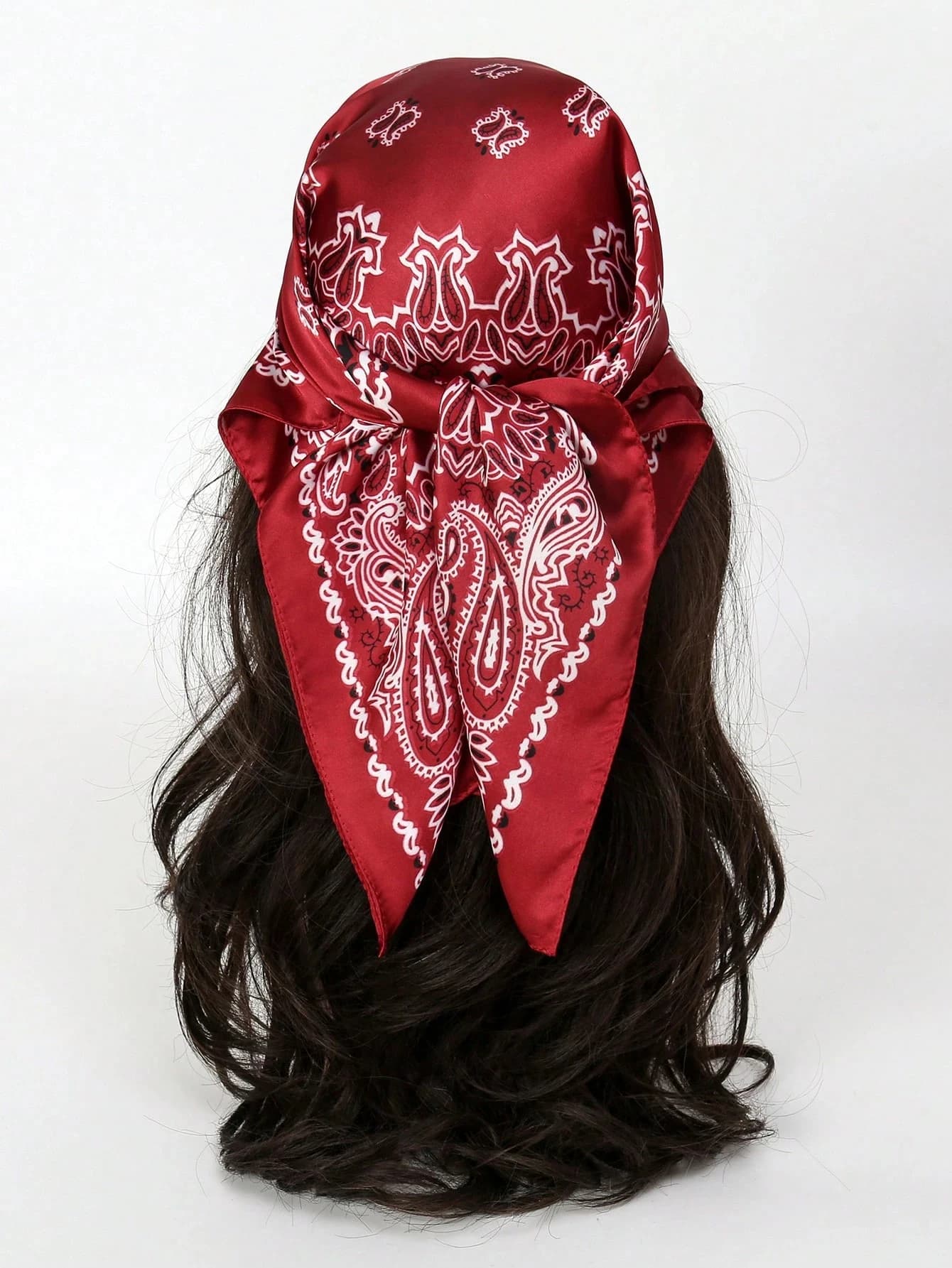 Women 70*70cm Square Silk Scarf/scarves Luxury Wrap 2025 Hair Tie Band Bag Warp Soft Neckerchief Hijab Headscarf Female Foulard