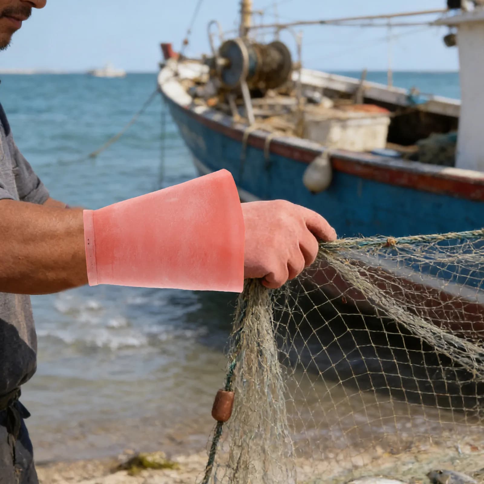 2 Paia di Guanti Waterproof di Ricambio per Muta Subacquea, Polsini Elastici Universal per Manutenzione di Mute, Snorkeling e Pesca