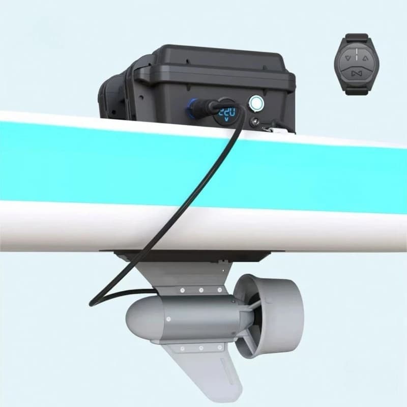 Long endurance surfboard paddle board tail fin motor, electric paddle board kayak underwater thruster