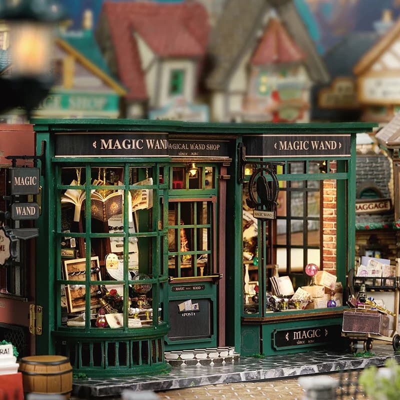 Casa delle Bambole Magica in Miniatura, Kit di Modellismo Fai-da-Te, Giocattoli per la Produzione di Piccole Stanze, Decorazione per Camera da Letto