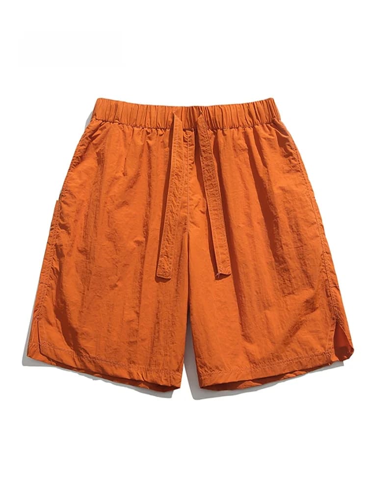 Loose Straight Leg Men's Shorts Khaki Outdoor Casual Pants Spring Summer New Style Mmoptop Men's Fashion Leisure Trousers