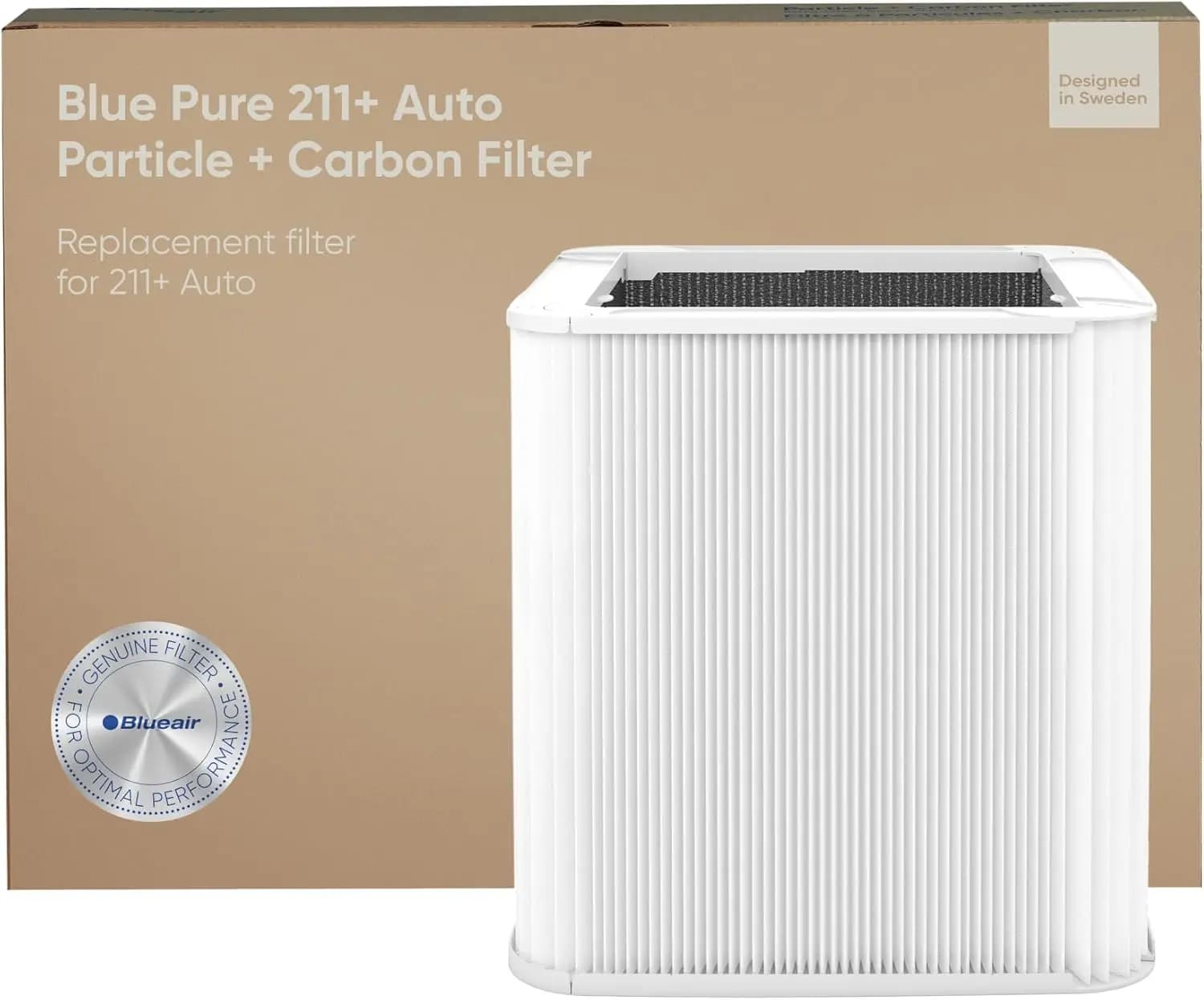 Filtro di ricambio originale per purificatore d'aria per auto, rimuove particelle e odori