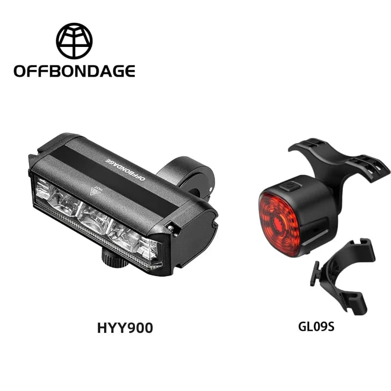 OFFBONDAGE Bicycle Light Front Bike Light 8000mAh Waterproof Flashlight USB Charging Accessories for road cycling lamps MTB