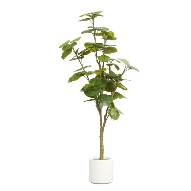 Nordic Wind Simulation Heart Leaf Ficus Potted Plant Indoor Home Decoration Ornament Large Shopping Mall Window Landscaping Fake