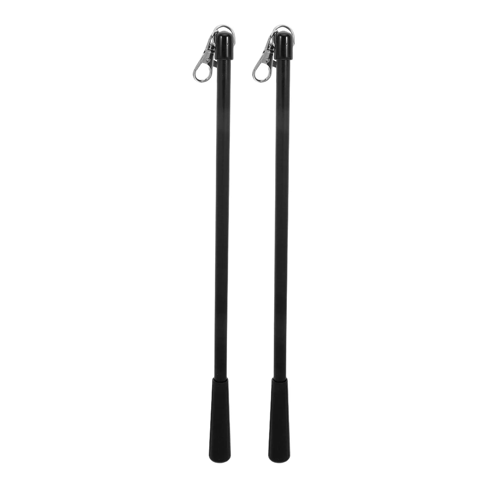 2Pcs Black 12Inch Drapery Pull Rod Fiberglass Blind Wand Replacement for Window Curtain Short Rod Bathroom Bedroom Home Decor