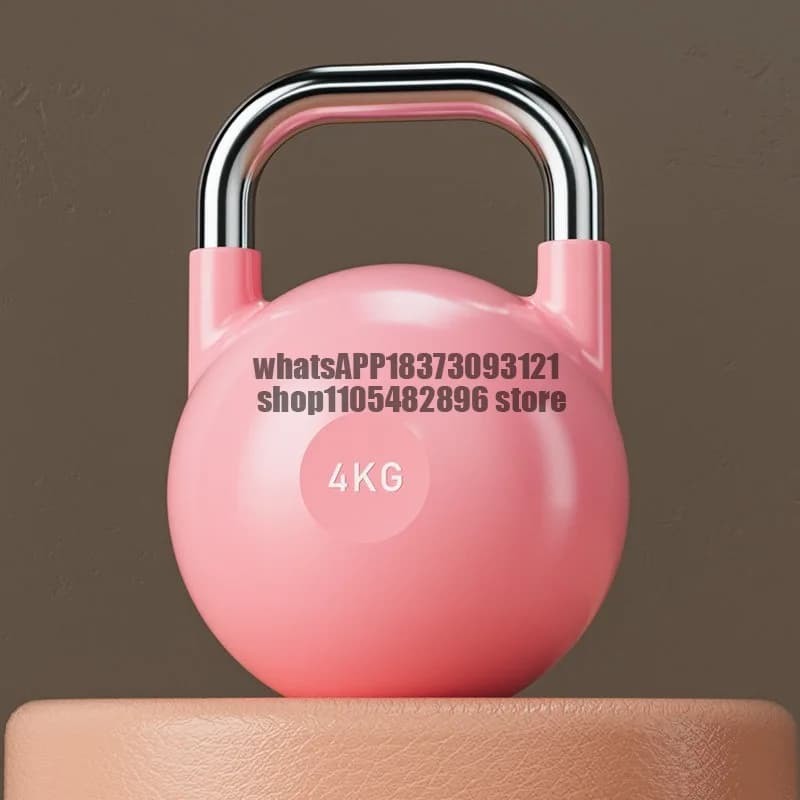 Athletic kettlebell women's household buttocks 8kg6kg fitness equipment sports all-steel men's solid cast iron dumbbells