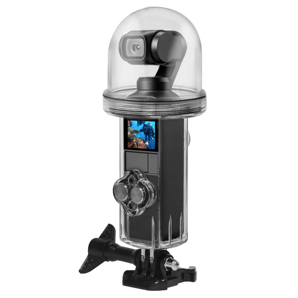 KFFTWWX Custodia impermeabile per DJI Osmo Pocket 1 Action Camera Protettiva Immersione 60m Accessori per montaggio subacqueo