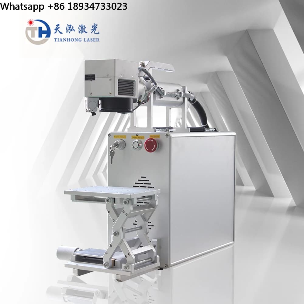 Macchine per marcatura laser a fibra portatili CNC Fornitore di macchine per incisione su metalli con macchina laser a fibra 20w 30w