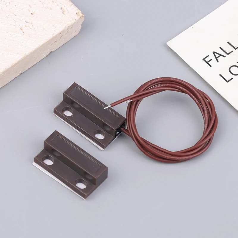 Nuovo Sensore Magnetico Cablato MC-38A per Porte e Finestre, Interruttore NC/NO per Sistema di Allarme Domestico, Rilevatore Reed Switch
