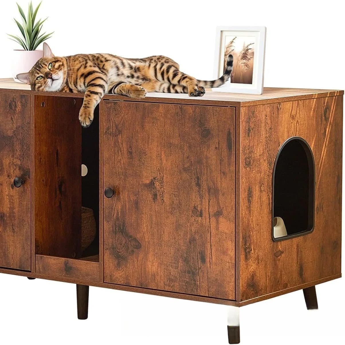 Customized panel furniture European and American cat litter custom pet cabinet direct sales pet cabinet