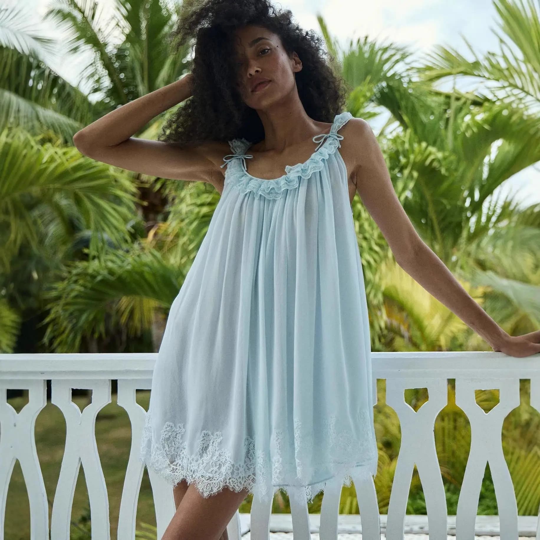 Sveless Lace Camisole Doll Dress Cotton Polyester Loose Waist A-Line Skirt Sleeveless round Neck Business Wear Dress