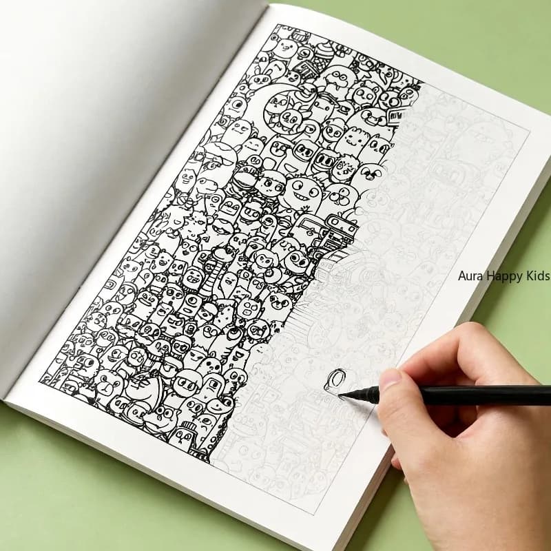 A Line Drawing and Graffiti Drawing Book 22 Different Copying Patterns Art Gift A Good Way To Relieve Stress and Pass The Time