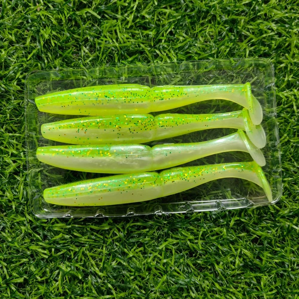 MUKUN 4 pz 11 cm 12g Pesca Esche Da Pesca Leurre Souple Morbido Bass Esca In Silicone Isca Pesca Artificiale Wobbler