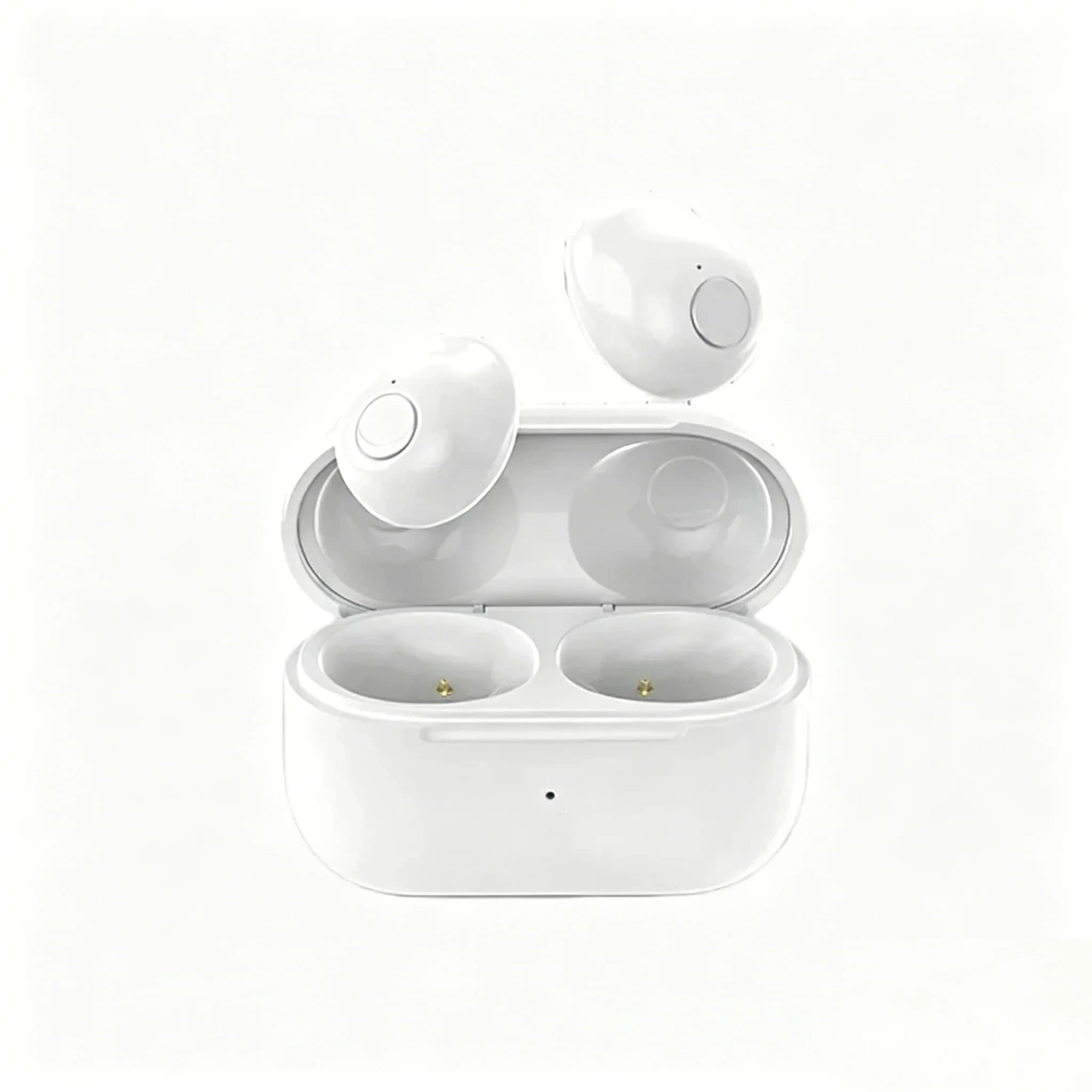 Auricolari Wireless Ultra-Sottili Bluetooth 5.4 con Grande Autonomia, Leggeri per il Sonno e Portatili per Video
