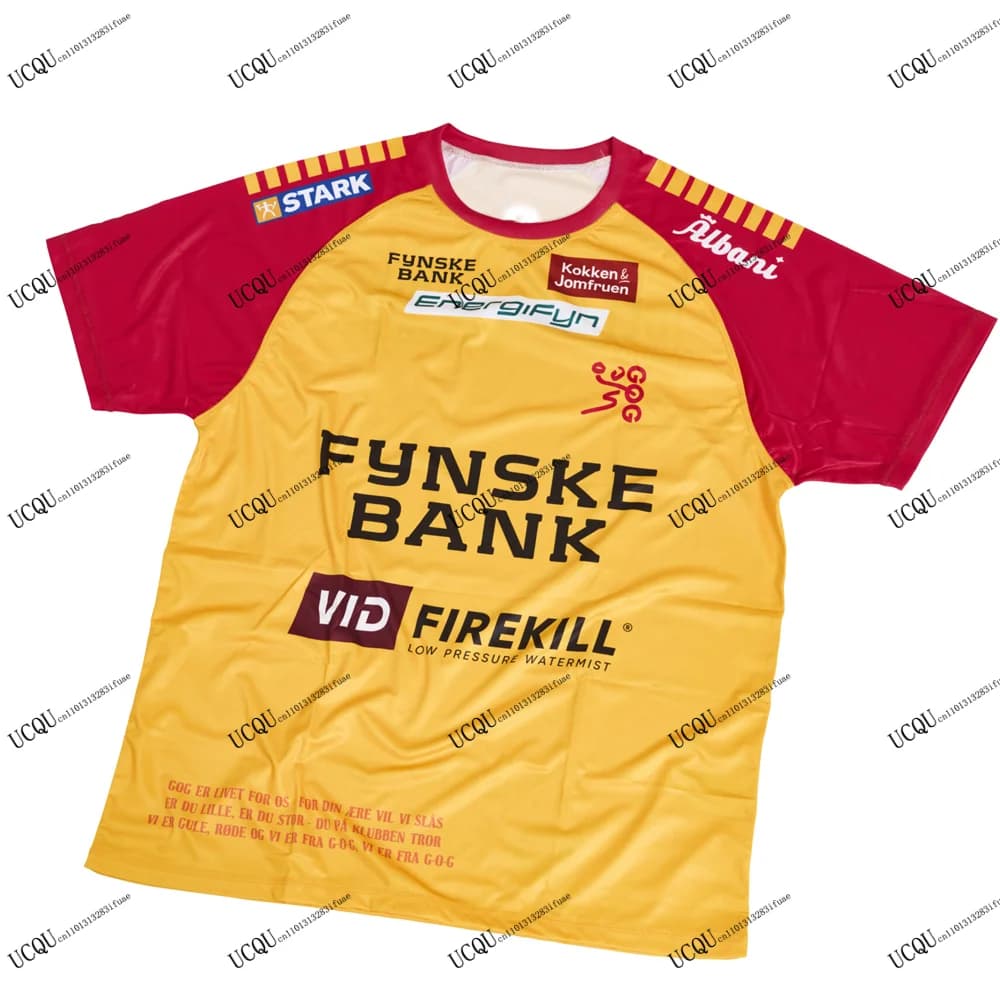 GOG Handball 2025-26 Nuovo Arrivo Danimarca 3D Stampato Maglia da pallamano Casual Home Away T-Shirt Adulti BAMBINI HBCN Top unisex