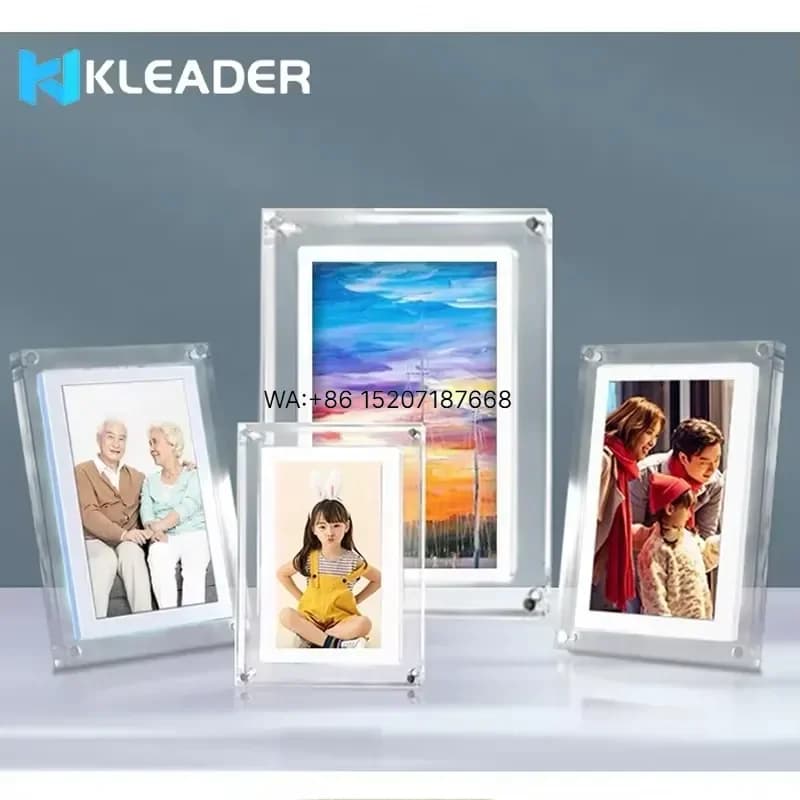 Wmwmnu for Photo Digital Frame Wall Virtual Projection Screen Acrylic Picture Frames Interactive Art Canvas Mechanical