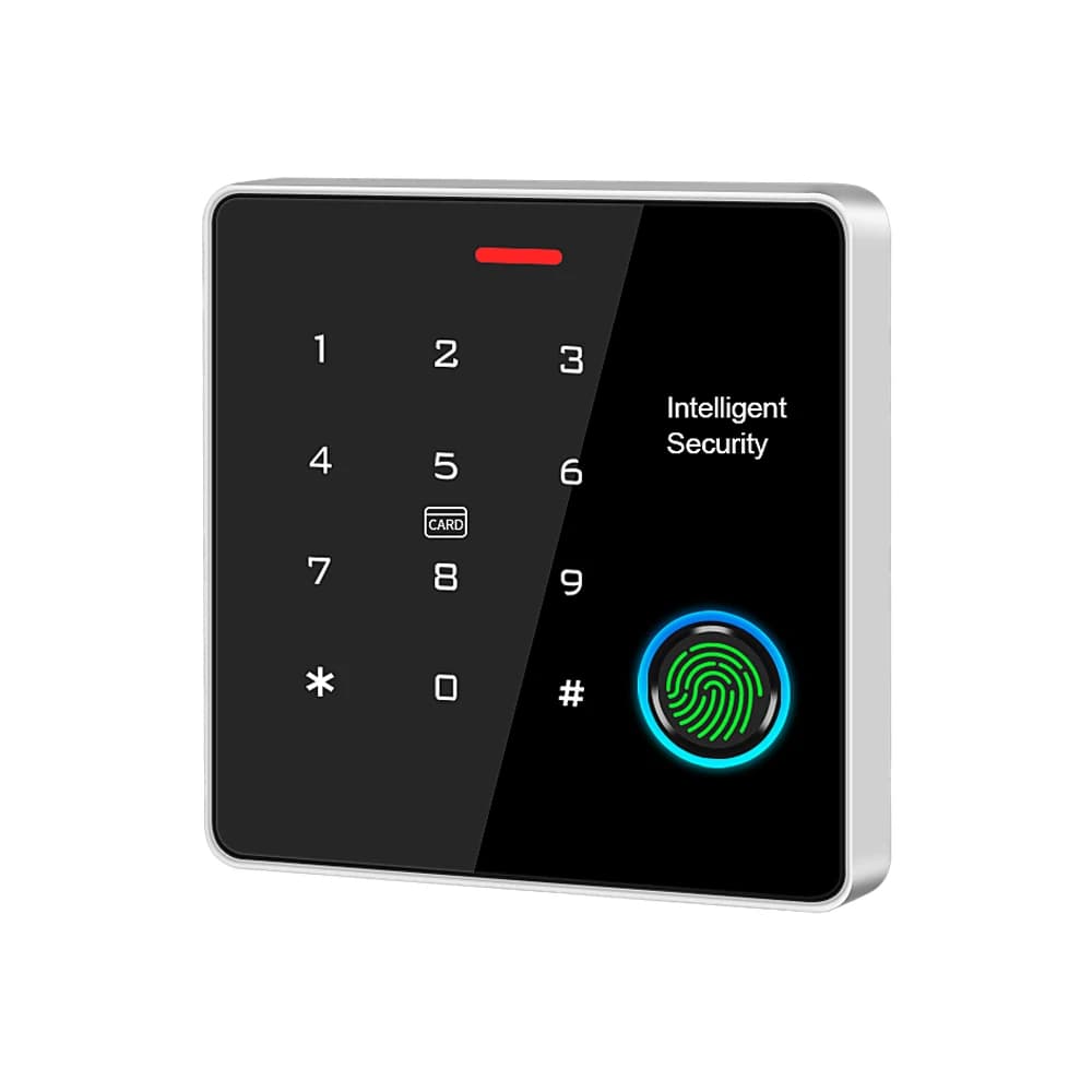 Sistema di controllo accessi di sicurezza autonomo Rfid doppia frequenza 125Khz + 13,56Mhz Password, scheda, impronta digitale IP67 metallo impermeabile