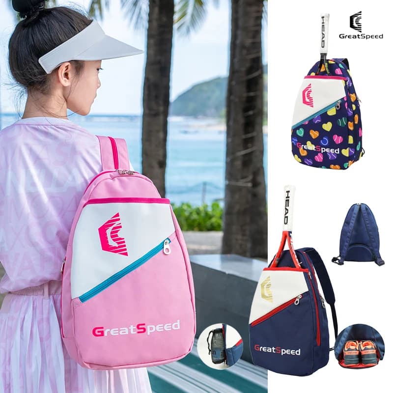 Greatspeed Outdoor Tennis Backpack Sport Shoulder bag with a large capacity shoulder bag Waterproof badminton bag