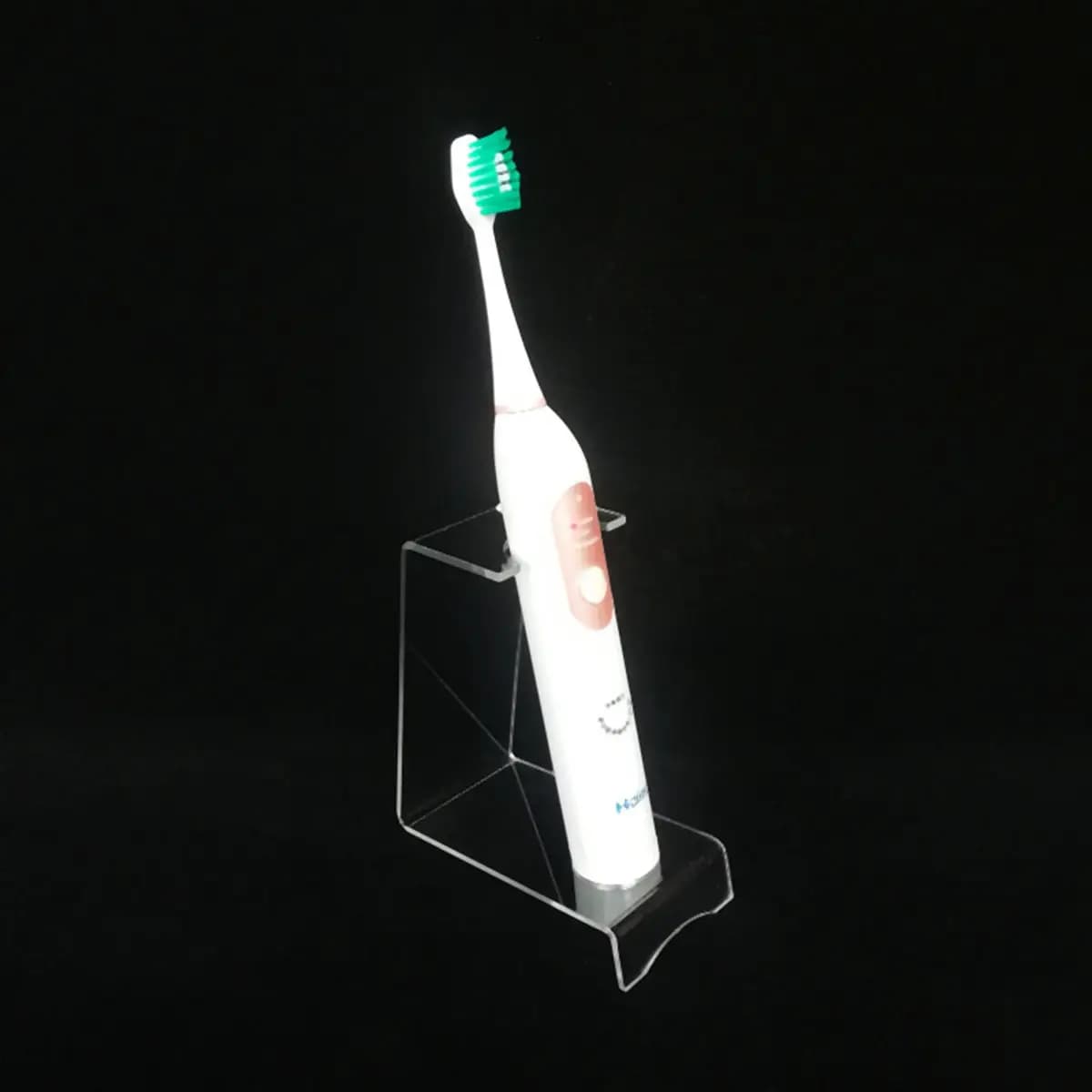 Acrylic Minimalist Support for toothbrushes, bathroom or office space, electric brush display
