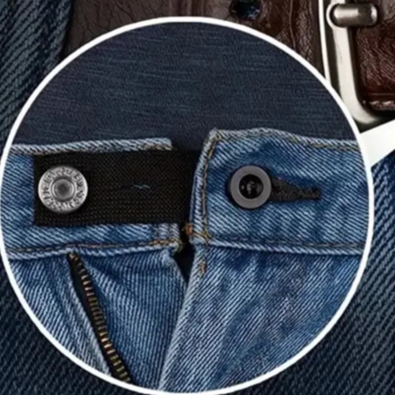 5/10 Pezzi Estensore per Pantaloni Unisex, Fascia in Vita per Jeans, Gonne, Pantaloni Aderenti, Ganci per Bottoni Premaman, Forniture Fai da Te per Cucito