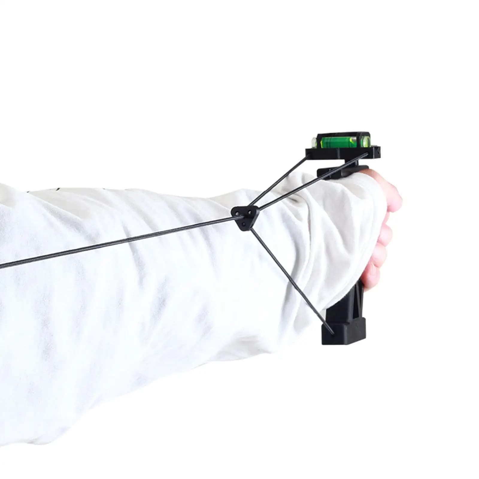 Compound Bow Release Aid Training Equipment with Level Bubble Archery Posture Corrector for Professional Target Practice