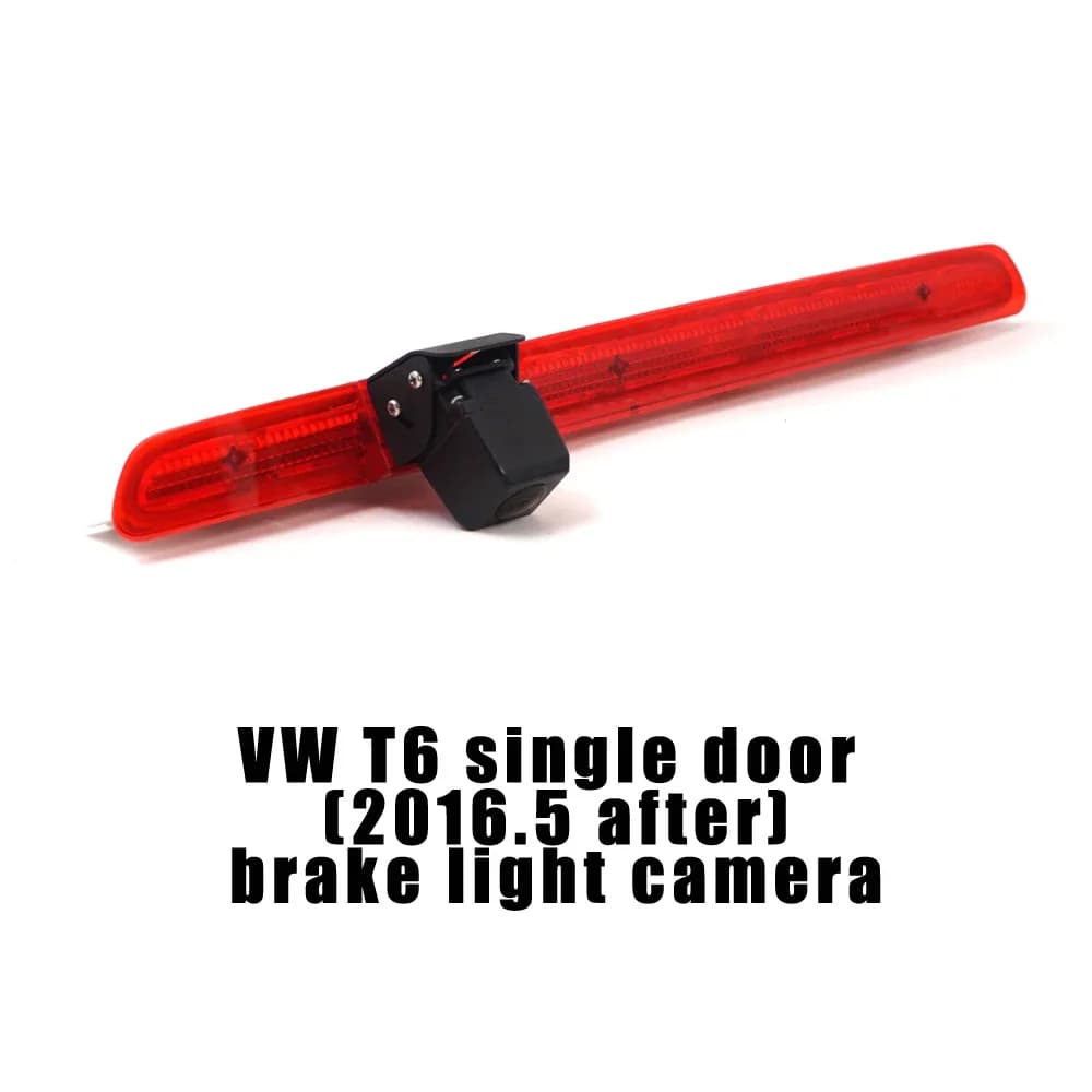 Carsanbo Van Luce Freno Telecamera Auto Retromarcia Per VW T6 Porta Singola (2016.5 Dopo) Monitor Specchietto retrovisore da 7 Pollici Opzionale
