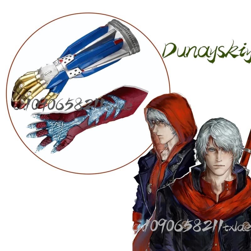 Nero Gioco Nuovi oggetti di scena Cosplay Bringer Guanto in lattice Diavolo Cool Stage Quotidiano Punk Gotico Cry Halloween Natale Festa di carnevale