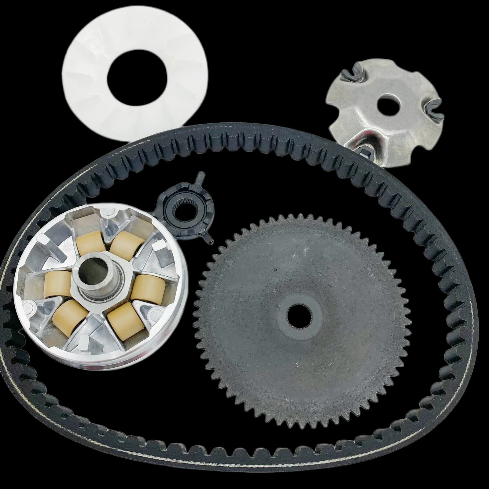 Variatore frizione per scooter GY6 49 50cc ciclomotore ATV Go Kart ventola a rulli con cinghia