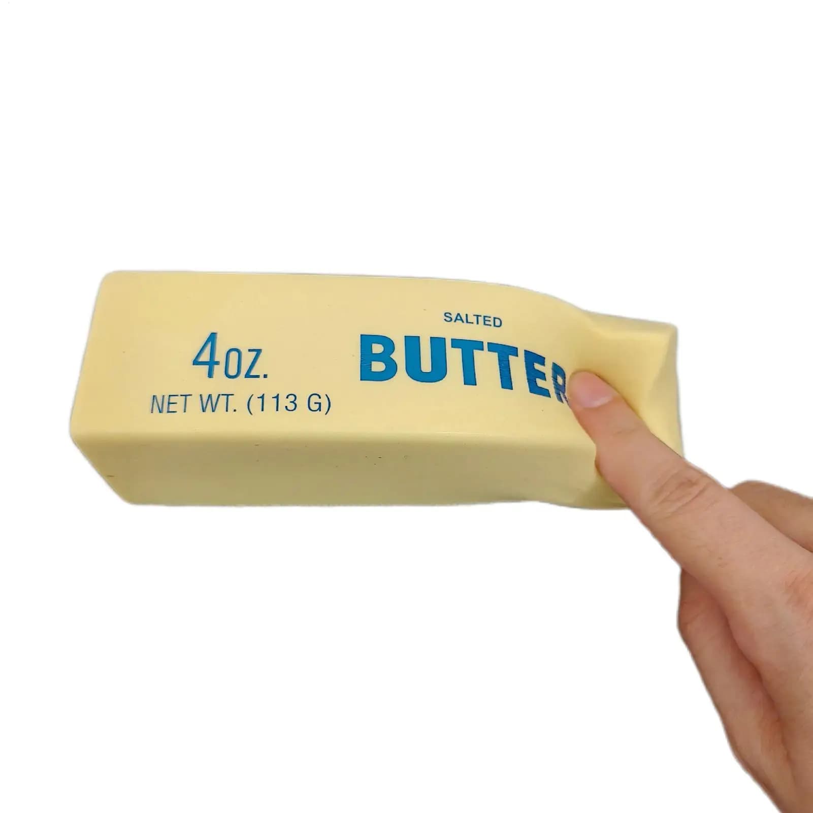 1 pz. Giocattolo Squishy a Forma di Barretta di Burro, a Lenta Risalita, Giocattolo Antistress per Rilassare le Mani, Regalo
