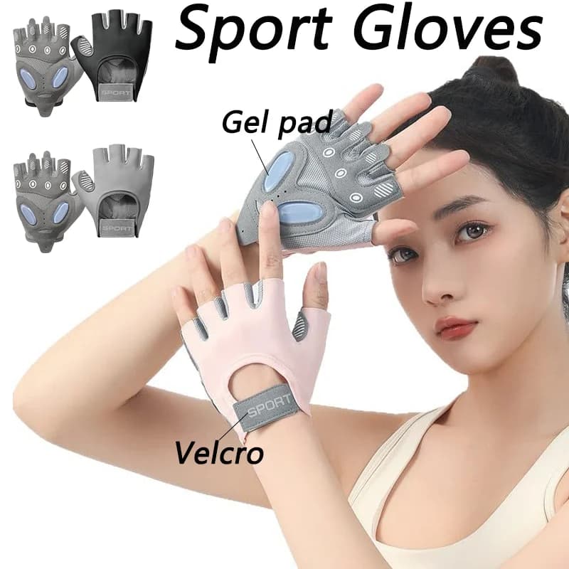 Cycling Gloves Mids Women's fingers Anti-slip Adjustable breathable breathable with Gel Padding for Training and Fitness
