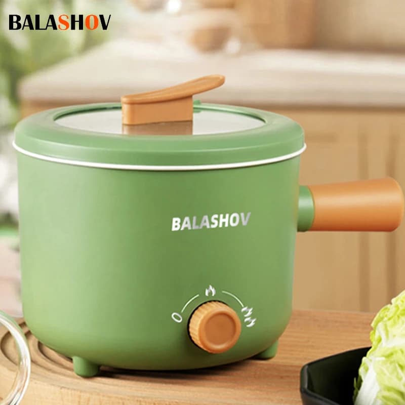Multifunctional cooker Mini rice cooker for home use Electric pots Non-stick pan for kitchen Multi portable cooker 1-2 persons