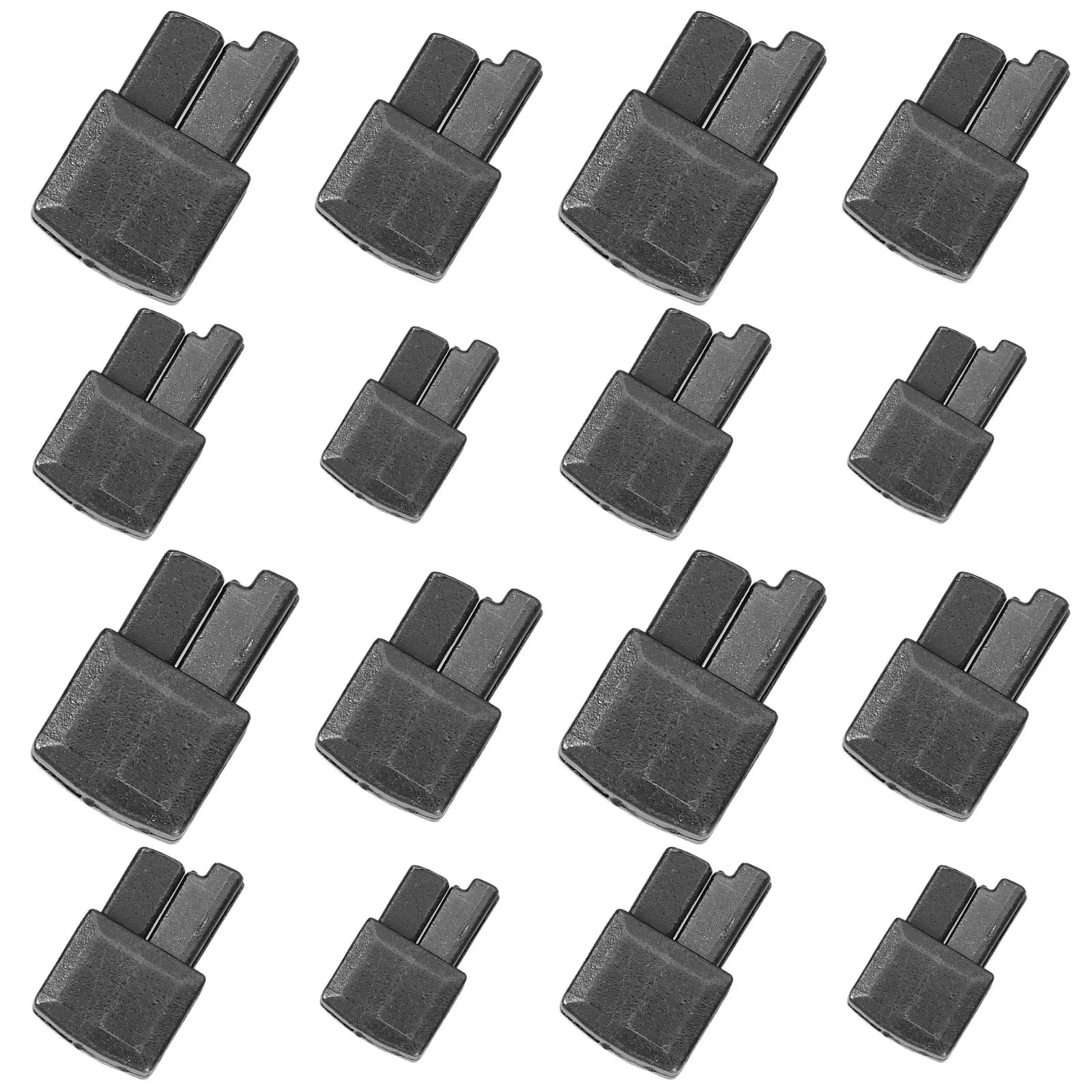 16Sets Zipper Stops Metal Zipper Repair Kit Replacement Slider Bottom Stops for Jacket Backpack Clothing Repair
