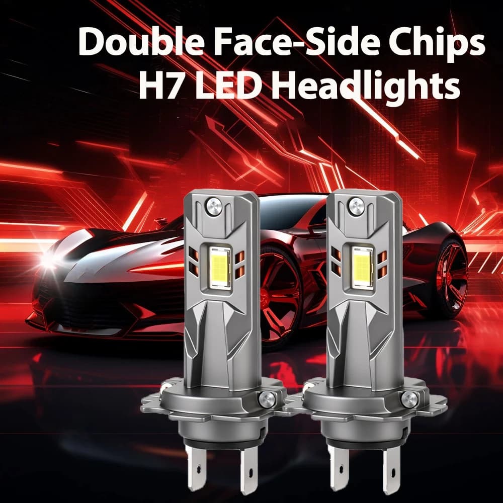 For Hyundai Elantra 2013-2018 2015 2016 2017 H7 High/Lo Beam Super Bright 6000K White LED Headlight Bulbs 5570 CSP Headlamps