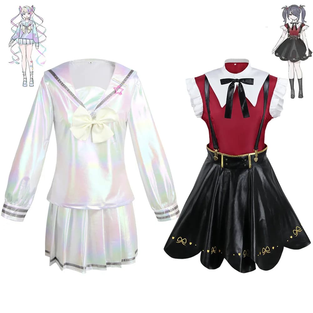 Costume cosplay Anchor Girl Heavy Dependency Game Ultra Sky Sauce Abito da donna Costume da spettacolo di zucchero di zucchero