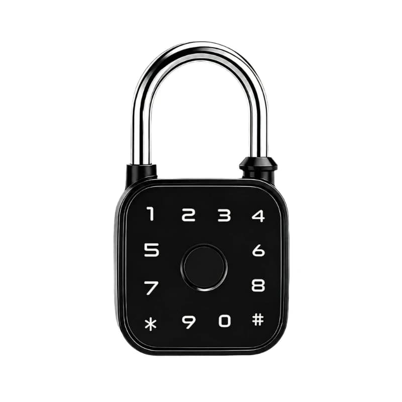 Electronic Fingerprint Lock with No-Key Access and Metal Body for Storage Cabinets, Storage Bins, Tool Storage, Luggage, M4YD