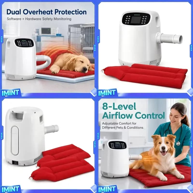 Newborn Puppy Kitten Heating Pad Soft Warm Pet Heated Blanket Safe Electric Warmer Mat for Small Animals