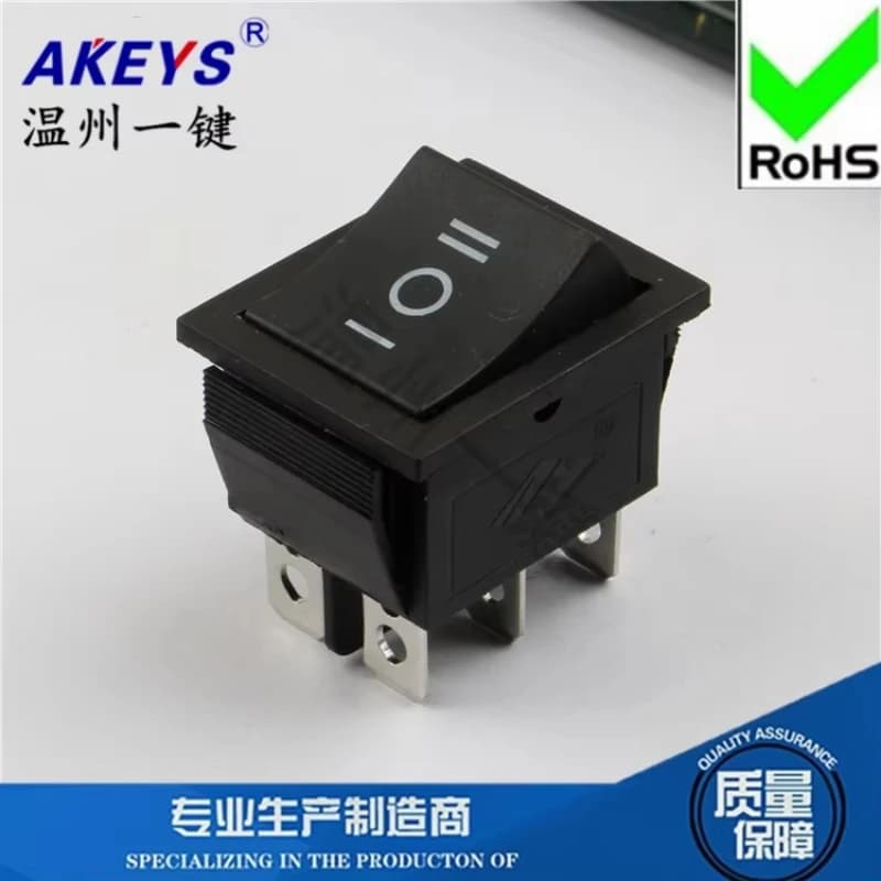 5 pz Riscaldatore Saldatura Elettrica Inverter 3 Ingranaggi 6 Piedi 31*25 Tipo di Barca Interruttore A Bilanciere KCD4-203 Passeggino Avanti e Indietro