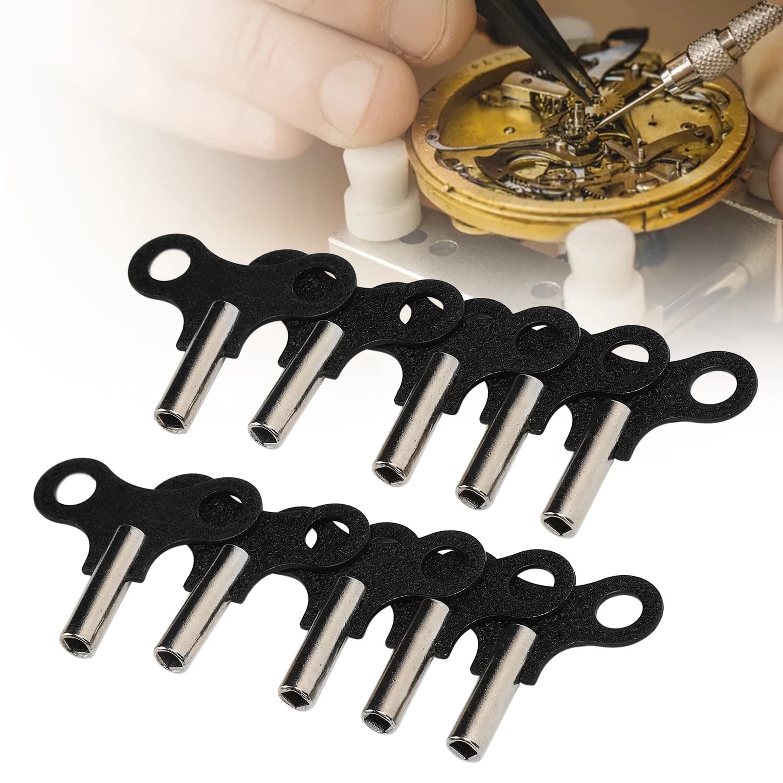 Watch Wrapping Wrapping Watch Steel Wall Clock Mechanical Desk Clock repair key Wall clock Wrapping wrench Clock Wrapping wrench