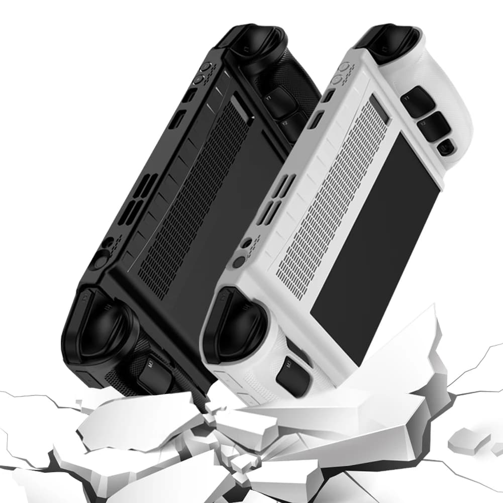 Custodia protettiva antiurto in TPU con supporto Custodia protettiva morbida a prova di caduta antiscivolo per accessori di gioco Lenovo Legion GO
